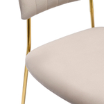 Стул Bergenson Bjorn Stefany, велюр, серый