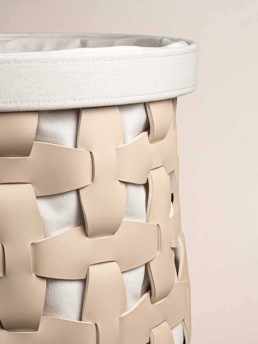 Корзина с чехлом Бежевая большая