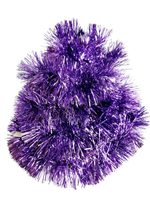 Мишура 6 слоёв 9х200см, матовый фиолетовый, SYDC23-183