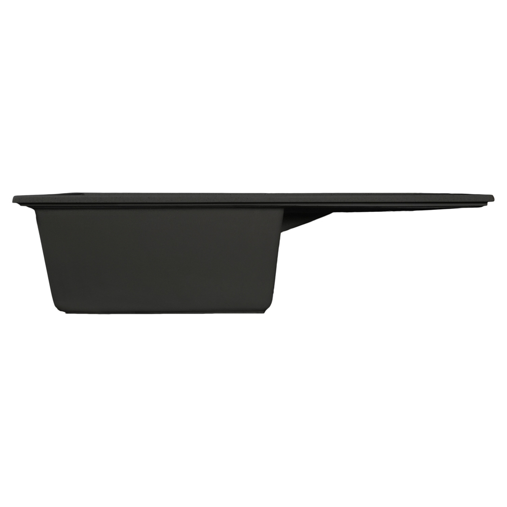 Мойка ML-GMS107 СТАНДАРТ с крылом, черный (308), 770*493*190мм