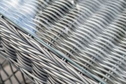 "Гранд Латте" лаунж-зона из искусственного ротанга, цвет графит