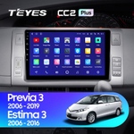 Teyes CC2 Plus 10.2" для Toyota Previa, Estima 3 2006-2019