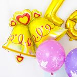 Шар (35"/89 см) Фигура, Колокольчики 1 шт.