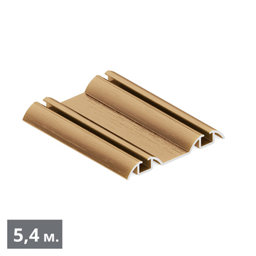 СТАНДАРТ Направляющая нижняя двухполозная (5,40 м) золото шлифованное (AL) (AS0504) Aristo (Под Заказ)