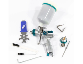 Краскораспылитель AG 901 LVMP профессиональный, гравитационного типа, сопло 1.3 и 1.1 мм Stels 57365