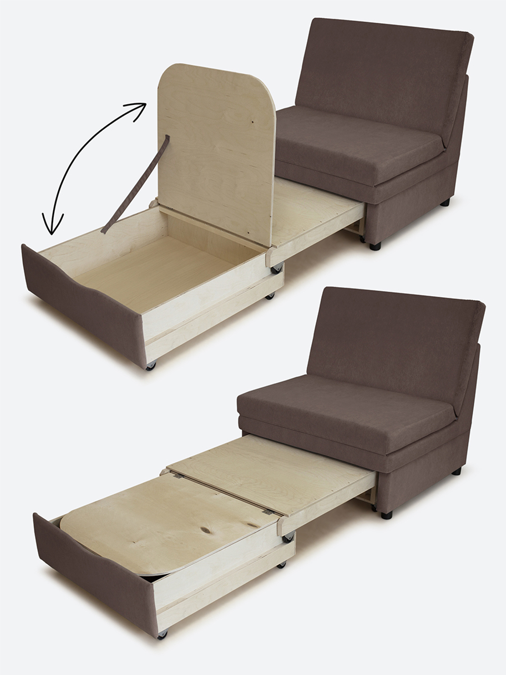 Кресло-кровать "Экономик" 90 см