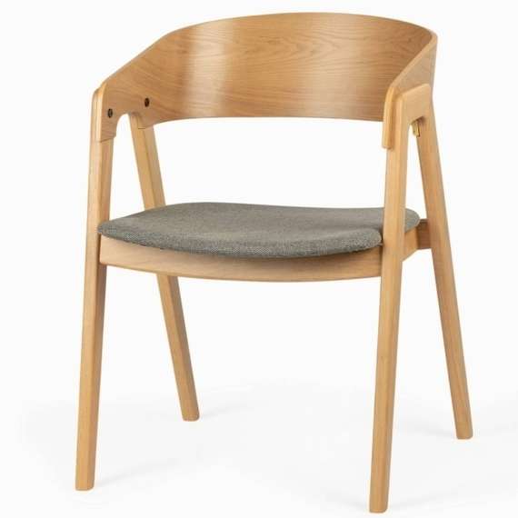 Стул Prerogative, ясень, серое сиденье