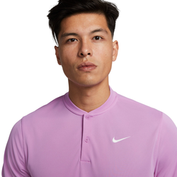 Мужское теннисное поло Nike Court Dri-Fit Blade Solid Polo - rusch fuchsia/white