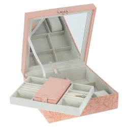 GAEM Шкатулка для украшений с дорожным футляром, L25 W25 H9 см