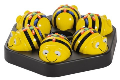 Логобот "ПЧЕЛКА" (BEE-BOT) набор 6 штук с док станцией