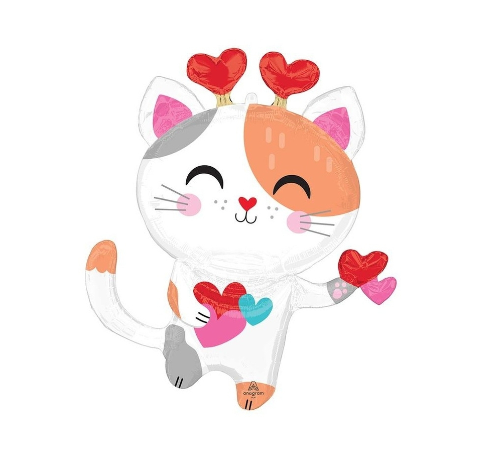 Кот с сердцами (кошка)