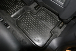 Коврики Standard, 3D в салон LAND ROVER Discovery Sport, 2014- , 4 шт. (полиуретан, чёрные) Element.NLC.3D.28.17.210