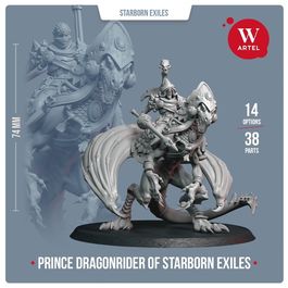 Миниатюра Prince Dragonrider of Starborn Exiles