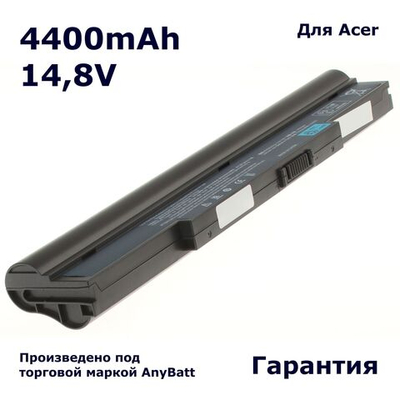 Аккумуляторная батарея AnyBatt 4400mAh для ноутбука Acer AS10C5E, AS10C7E