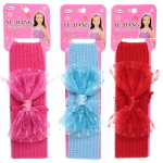 Повязка на голову детская на блистере «Little Krasa - Бритни», 6 цветов, 3,5*17 см