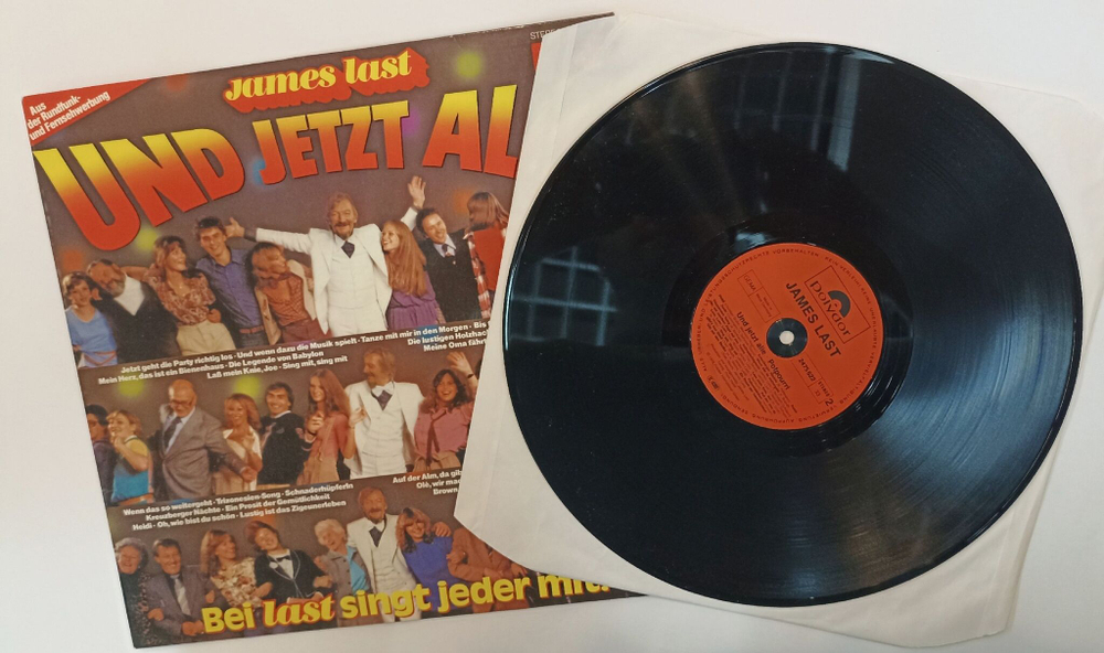 Винтажная виниловая пластинка LP James Last Und Jetzt Alle (Germany 1978)