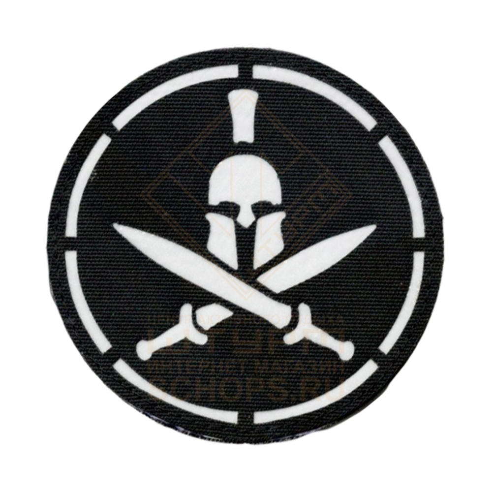 Патч Bad Gringo Spartan Helmet