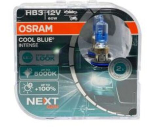 Автолампа HВ3(9005) 12V 60W (P20d) Osram +100% 5000K COOLBLUEintens(9005CBN-HCB_DuoBox) к-т ORIGINAL