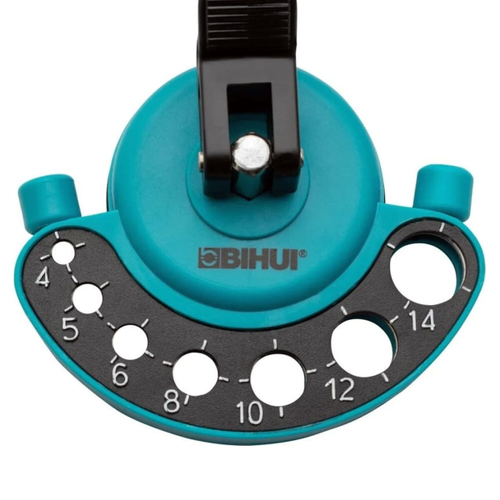 КОНДУКТОР  С ПЛАСТИКОВОЙ ПРИСОСКОЙ НА 7 ОТВЕРСТИЙ 4/5/6/8/10/12/14 ММ BIHUI 64644