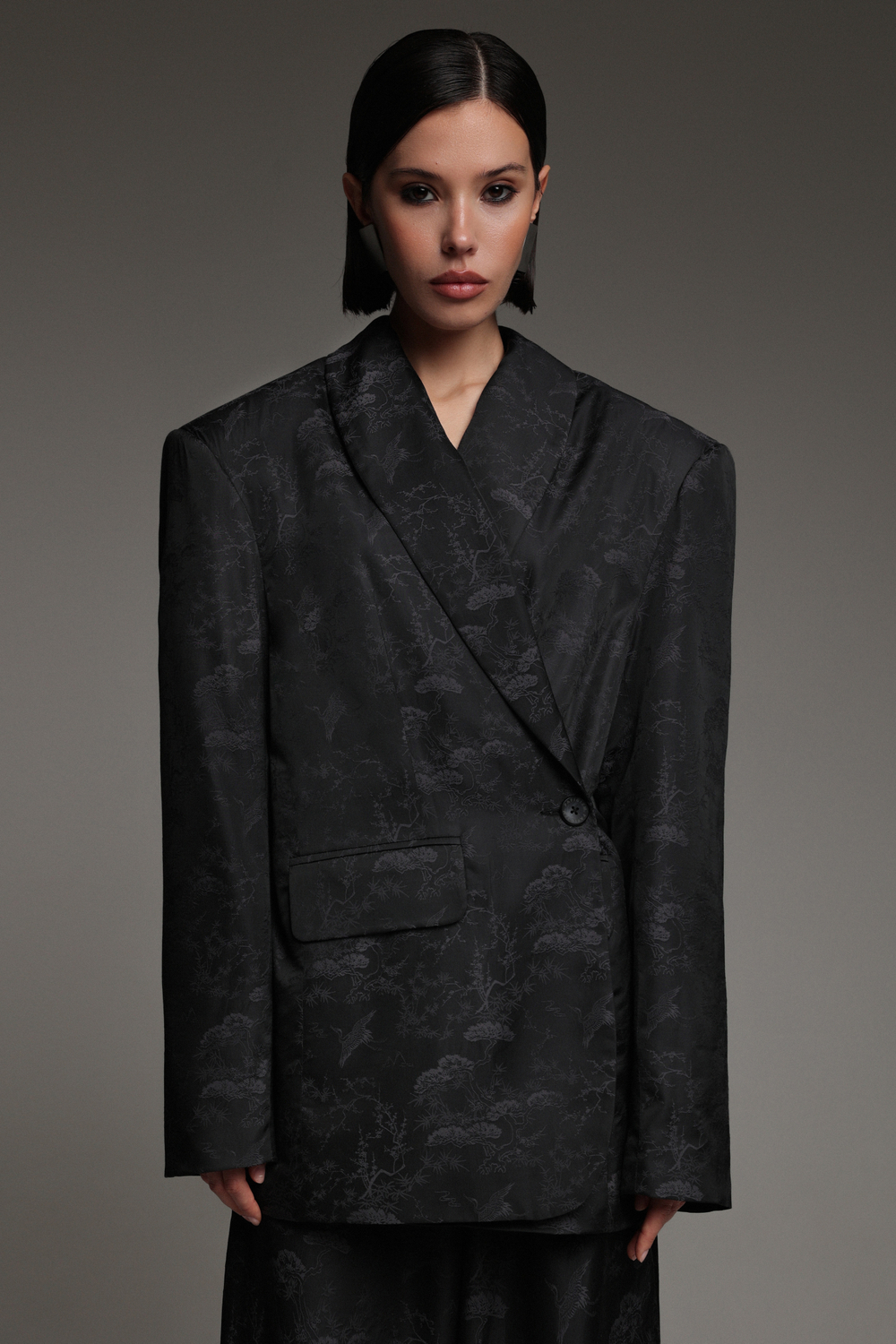 Жакет из жаккарда