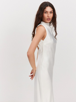 Платье с качелями макси