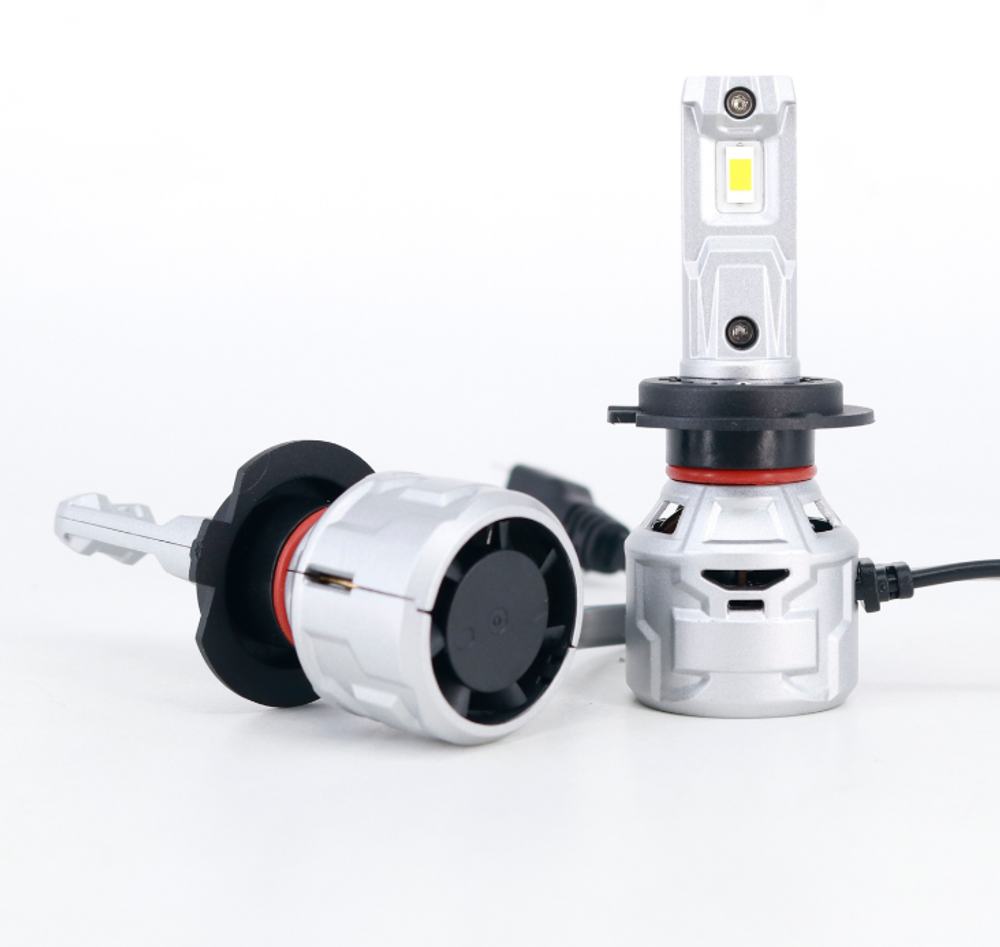 Светодиодные лампы H7 Sariti S3 с вентилятором, 12V, 32W, 5500K (комплект, 2шт)