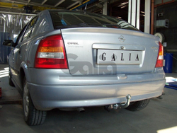 Оцинкованный фаркоп на Opel Astra G седан 1998-2004, Chevrolet Viva 2004-2008 (без электрики), Galia O007A