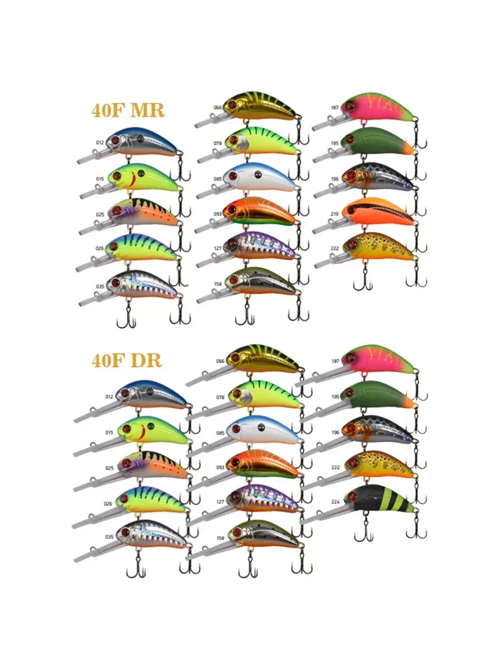 Воблер для рыбалки LureMax CORNET 40FDR-127 4,5 г. плавающий