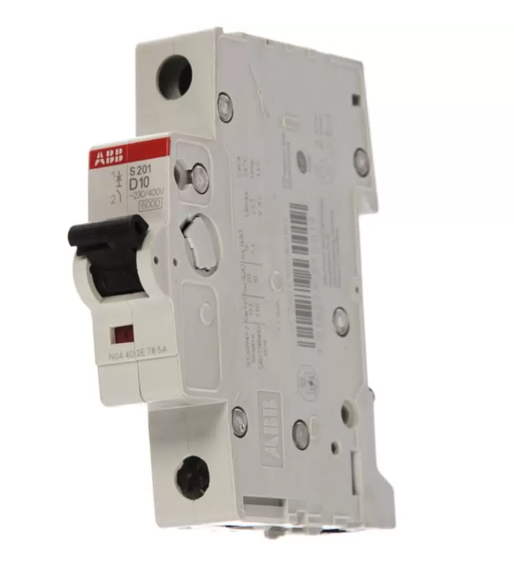 Выключатель автоматический ABB 1Р, 10А, 6кА, S201, D10, 2CDS251001R0101