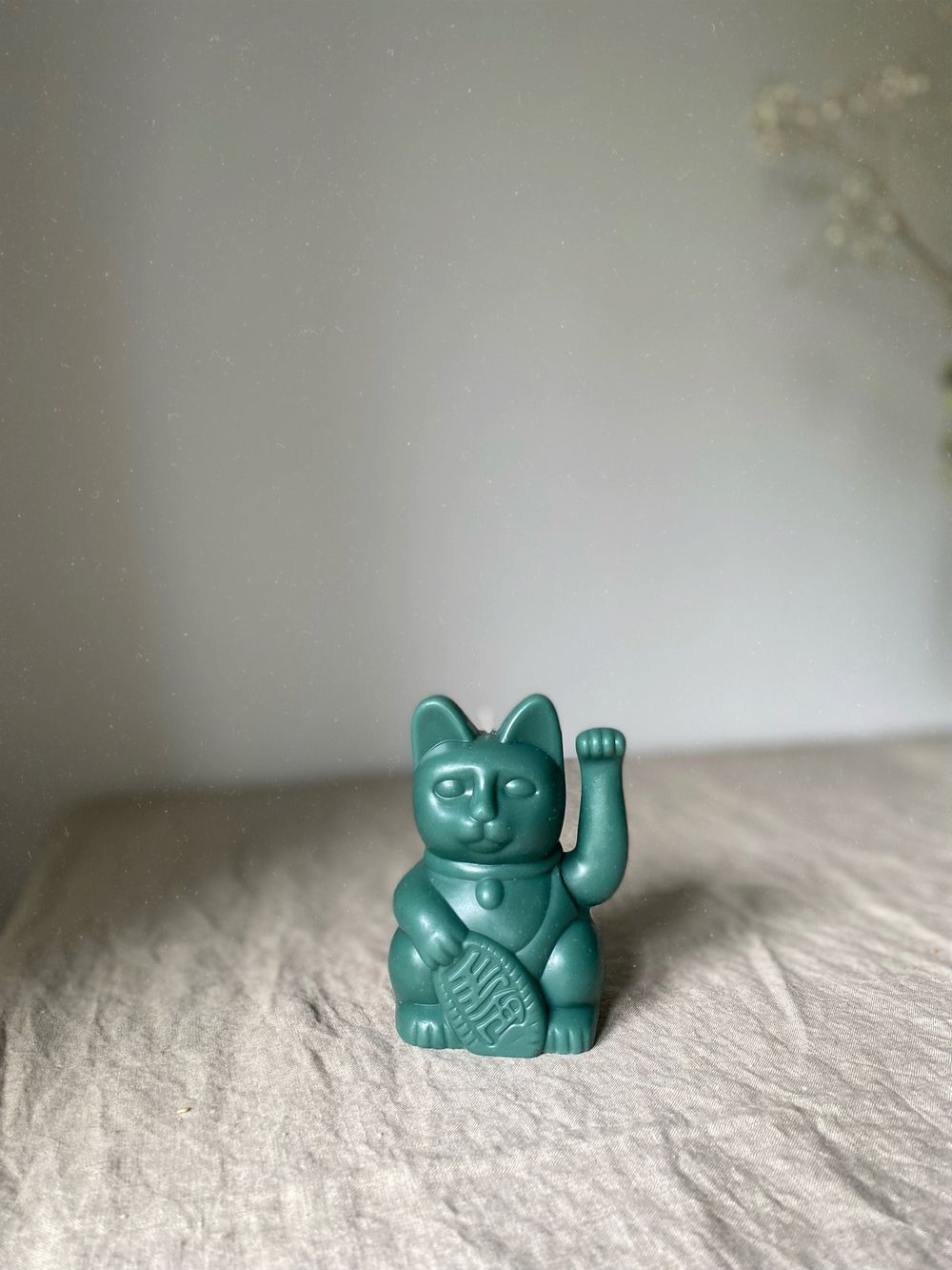 Свеча Lucky Cat Изумрудная