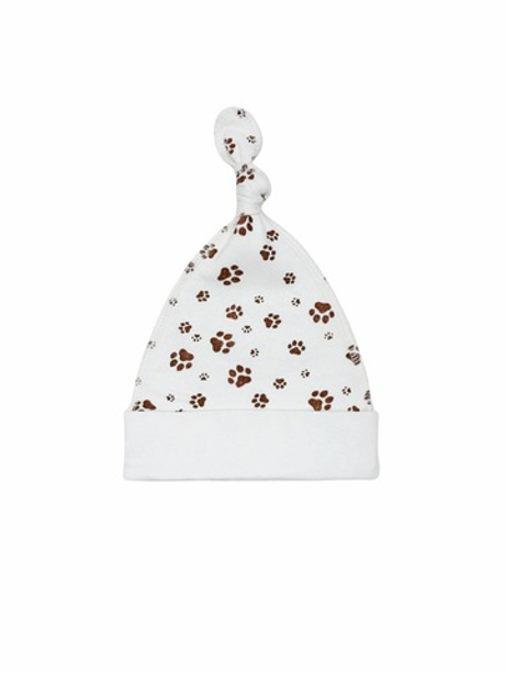 Шапочка-узелок (утепленная) Лапки