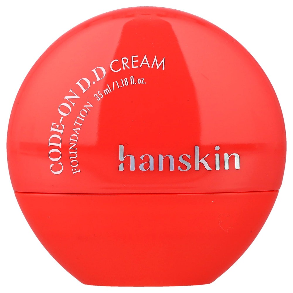 Hanskin, Code-On DD Cream Foundation, тональный крем, 19NC фарфоровый, 35 мл (1,18 жидк. унции)