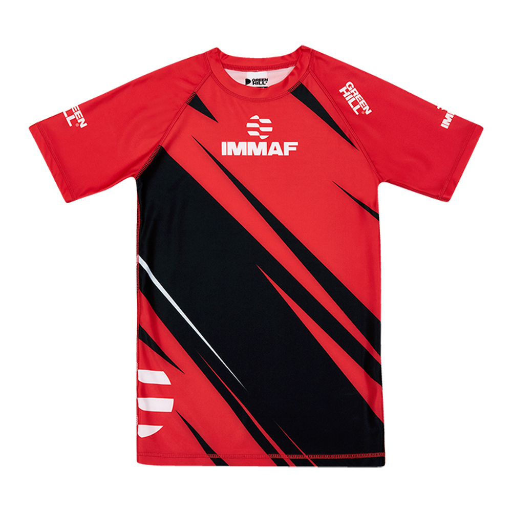 RGI-4021 Рашгард RASH GUARD IMMAF approved красный