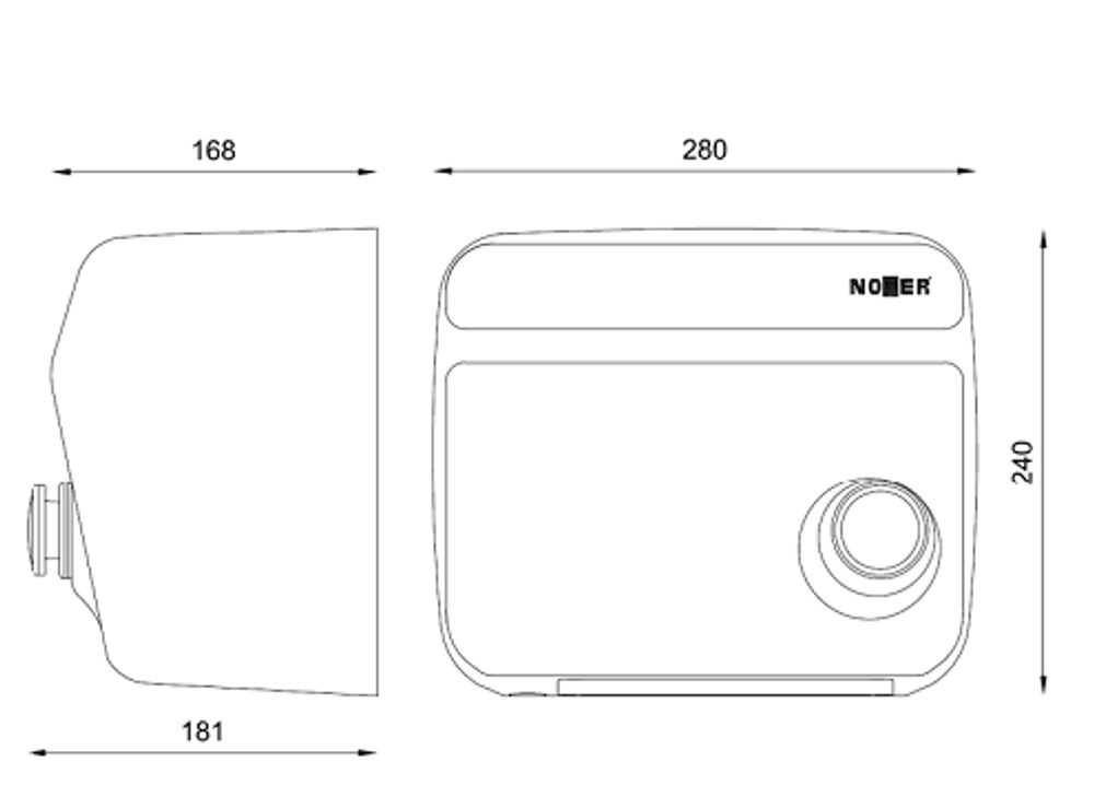 Сушилка c кнопкой 1500 W нерж. сталь KAI 01250.S матовый