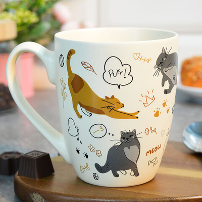 Кружка 350мл Славные котики, 323-0585
