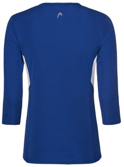 Женская теннисная футболка (dł. Рукава) Head Club Tech 3/4 Shirt W - royal blue