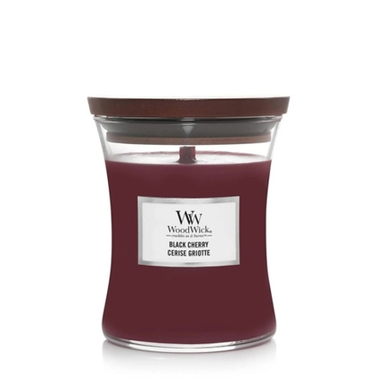 Свеча ароматическая WoodWick Black Cherry Cerise Griotte средняя 275г