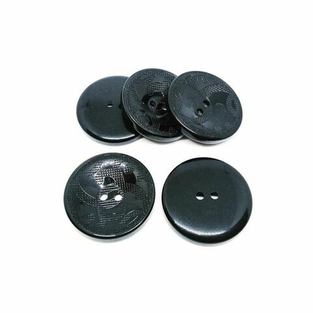 Т58 декор, приш.элемент 31 мм, цв. черный