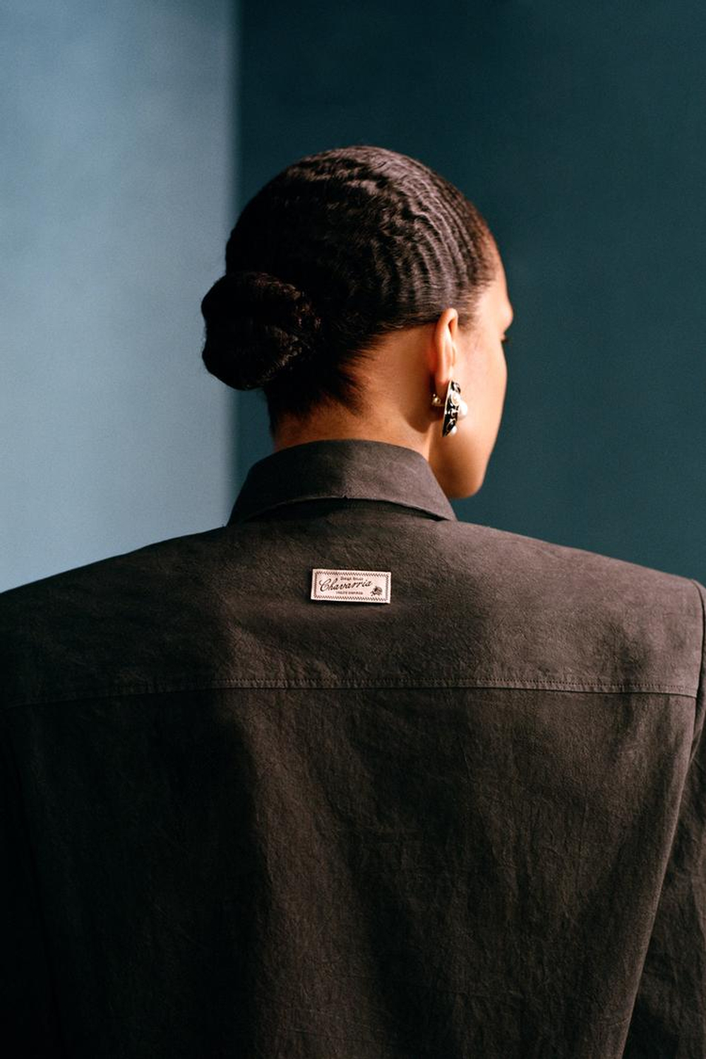 ZARA X WILLY CHAVARRIA ПЛАТЬЕ-РУБАШКА, ЧЕРНЫЙ