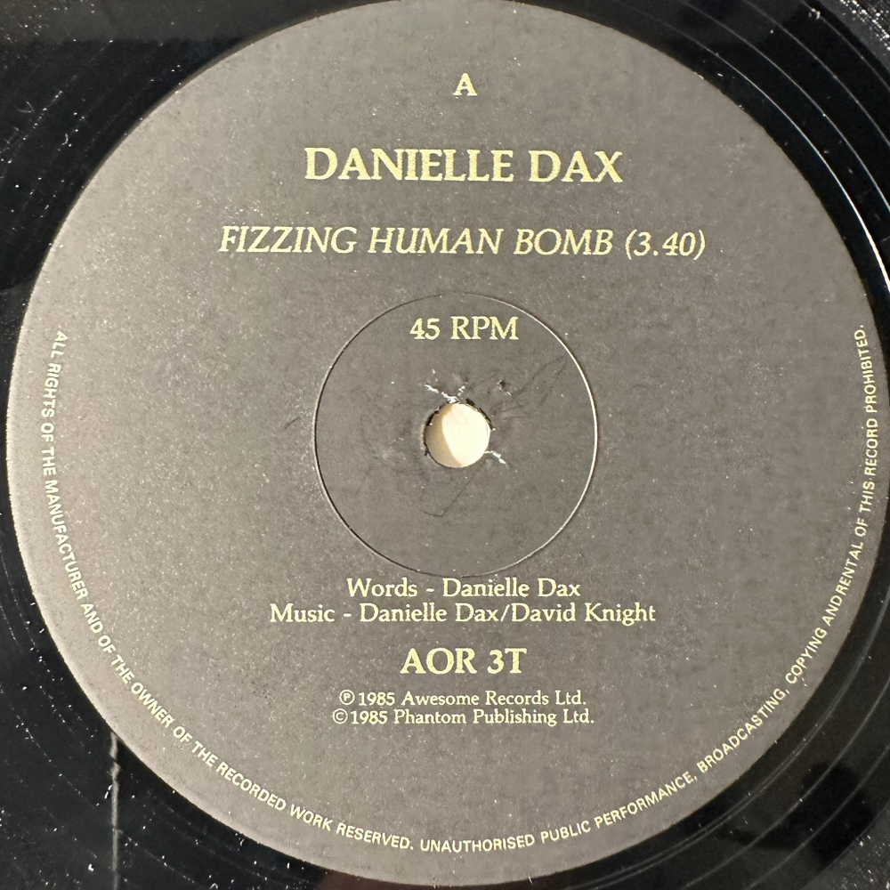 Danielle Dax ‎– Yummer Yummer Man (Англия 1985г.) 12", 45 RPM