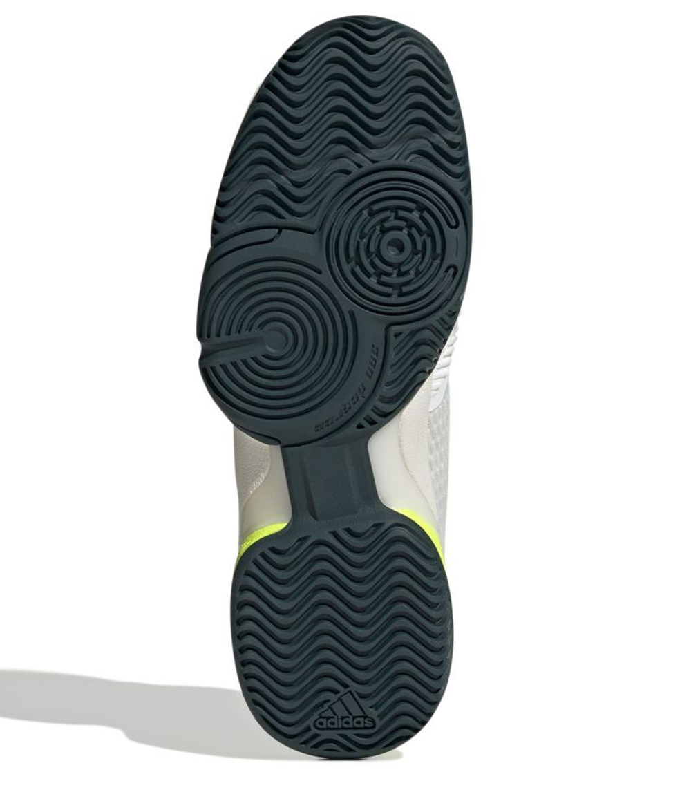 Детские Кроссовки теннисные  Adidas Barricade K - off white/core black/aurora ivy