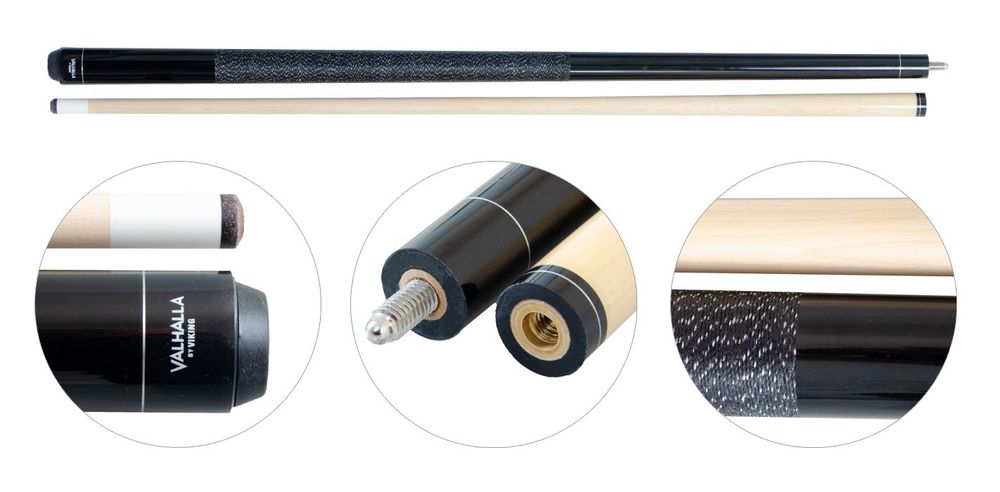 Кий для пула 2-pc "Viking Valhalla VA111" (черный)