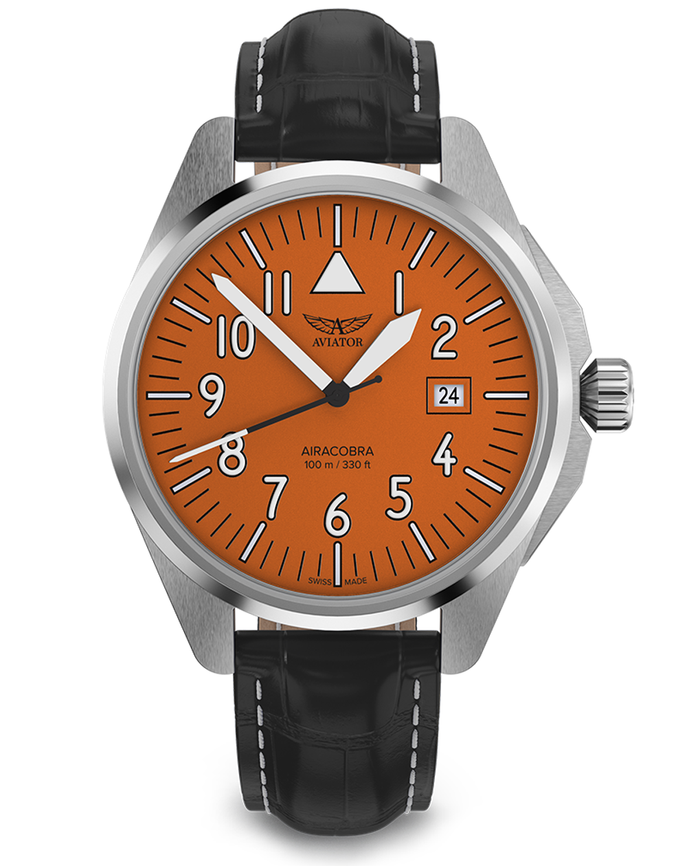 Чаcы кварцевые AVIATOR AIRACOBRA TYPE A V.1.38.0.321.4 мужские