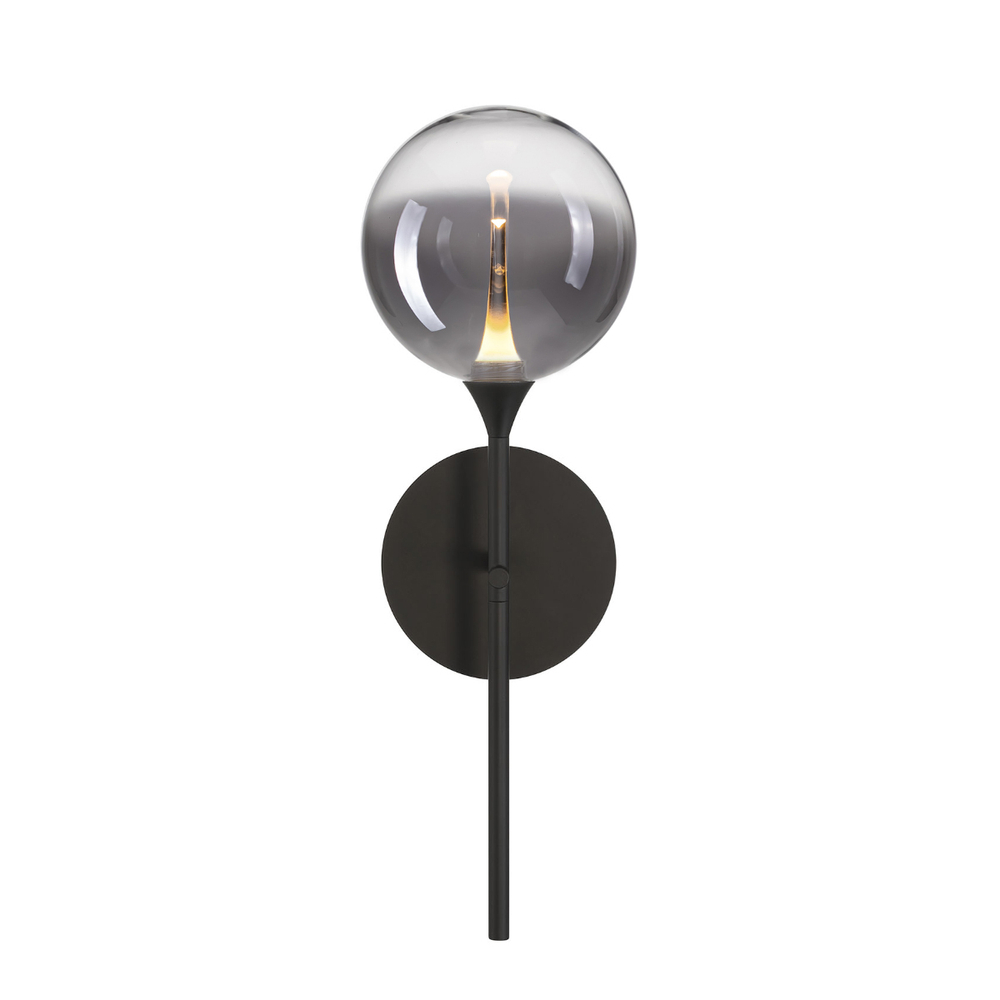 Настенный светильник MB23001045H-1B black/smoky