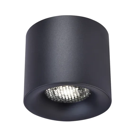 ST761.433.10 Светильник потолочный черный LED 1*10W 3000K 530Lm Ra 36° IP20 D80xH70 170-240VV Накладные светильники