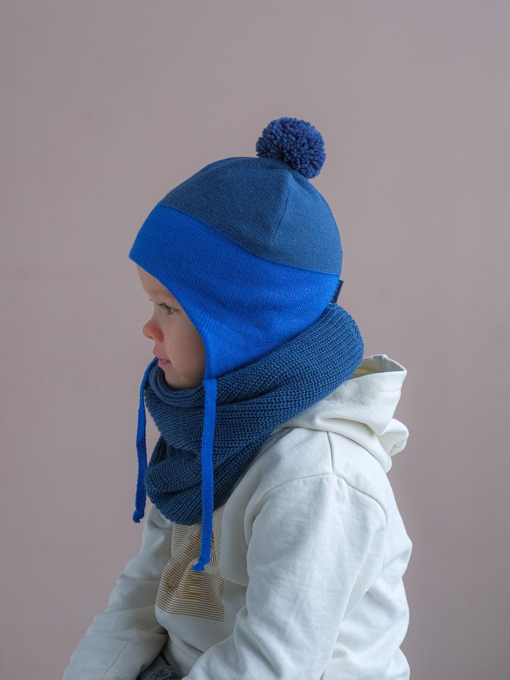 Снуд-резинка вязаный (Гроза)