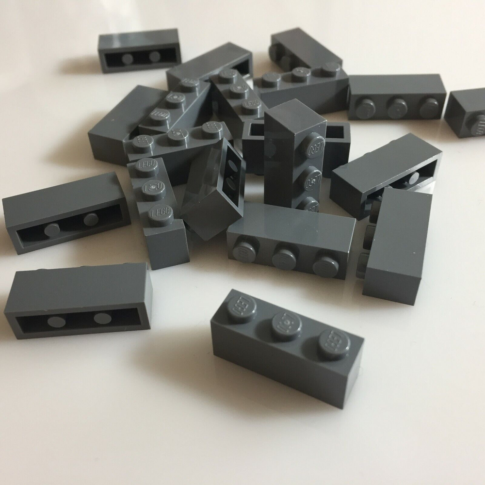 Lego Кирпич 1x3 (темно-серый) 4211104