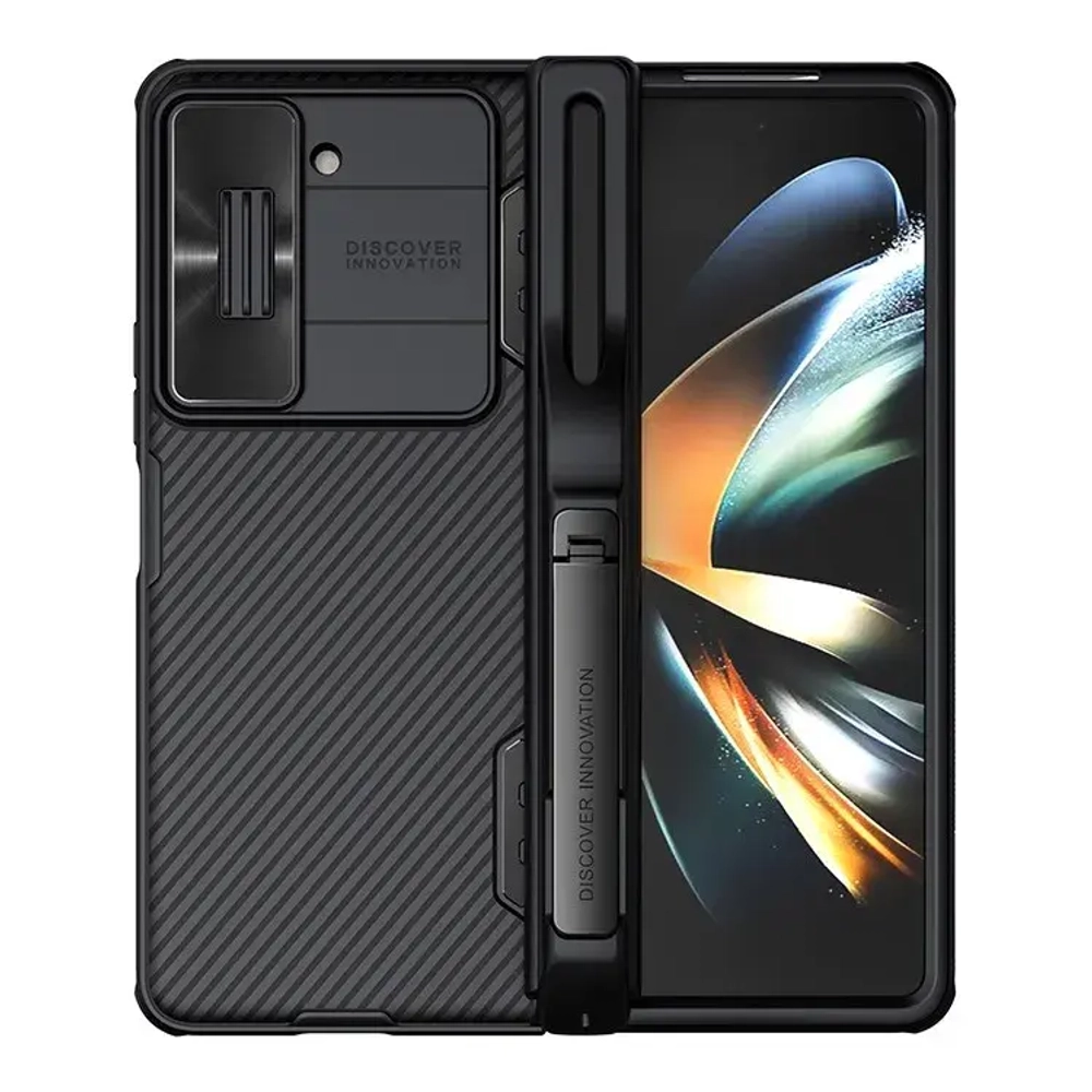 Чехол Nillkin CamShield Fold (Pen holder) для Samsung Galaxy Z Fold 5 5G пластиковый (черный)