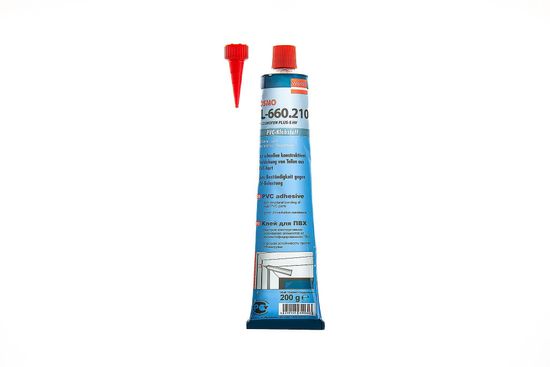 Клей для ПВХ Cosmofen plus HV однокомпонентный, прозрачный, (Cosmo SL-660.210)