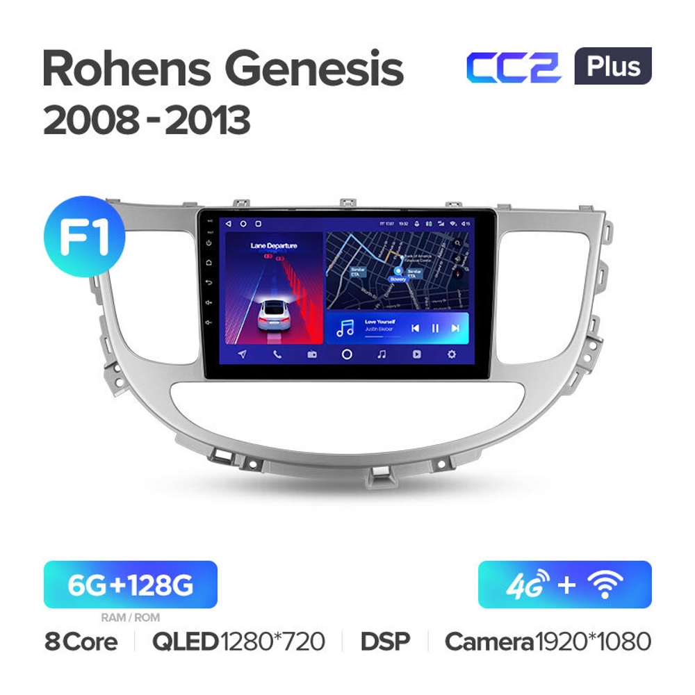 Teyes CC2 Plus 9" для Hyundai Rohens Genesis 2008-2013